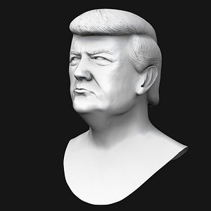 3D portrait president model
