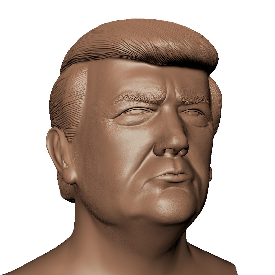 3D Portrait President Model - TurboSquid 1299703