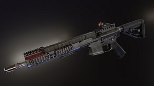 AR57 Rifle 3D model
