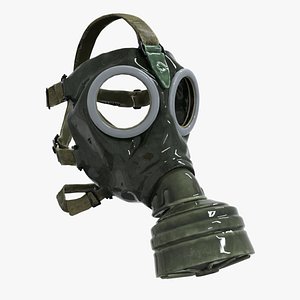 Gas Mask - German World War II Low-poly