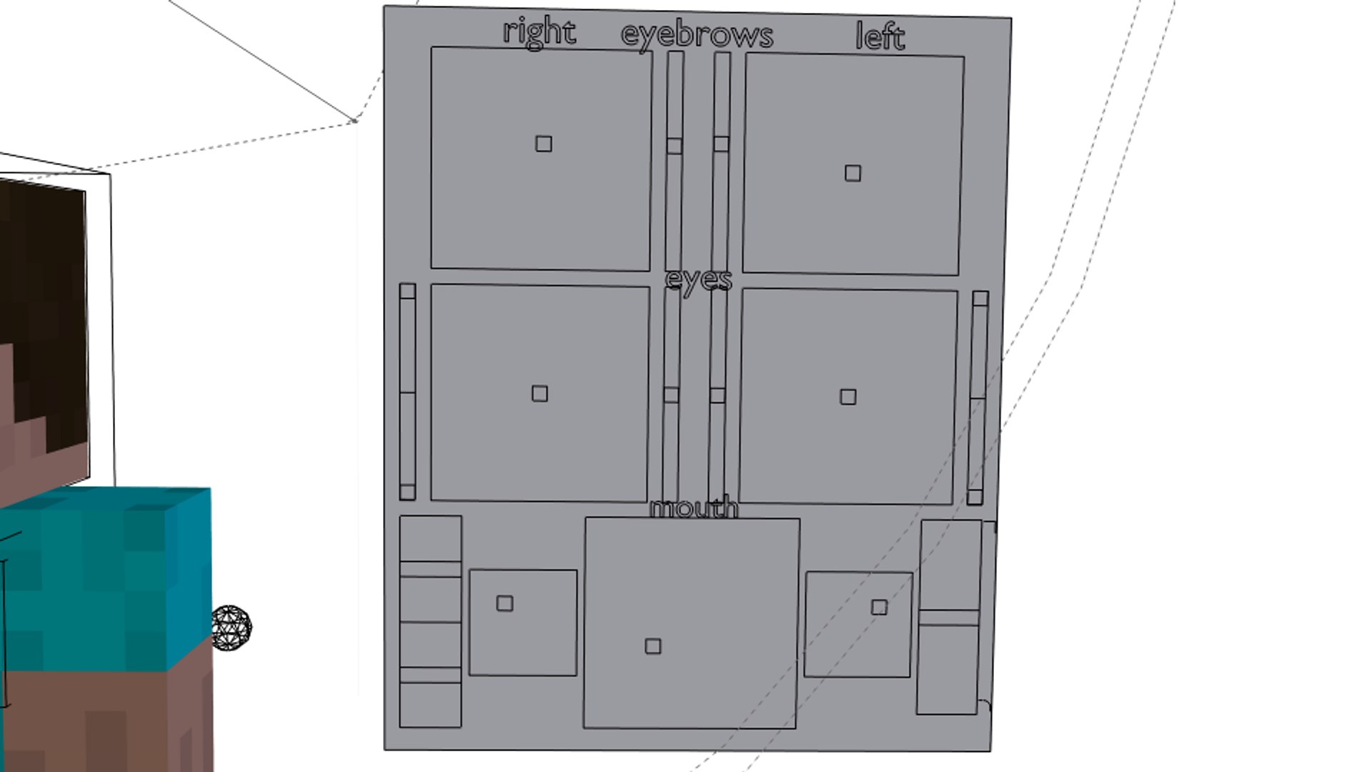 Minecraft Blender Rig Template Pack Minecraft Map