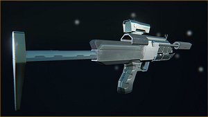 Futuristic .45 Submachinegun