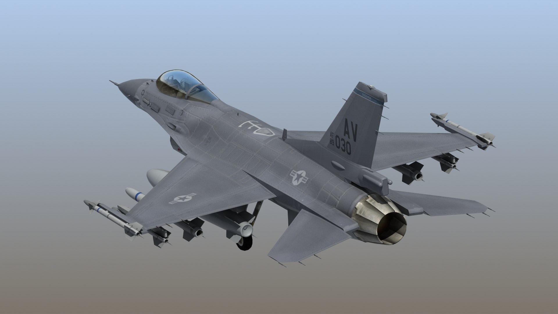military air force model https://p.turbosquid.com/ts-thumb/E0/22Mr7k/V4XP4Vuu/f16c_usaf_grad_0030/jpg/1578653007/1920x1080/fit_q87/dda267ac99cac19dc1e6e60abe1955f3376df813/f16c_usaf_grad_0030.jpg