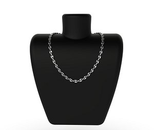 Oval Jewelry Chain Clasp 10mm 3D print model