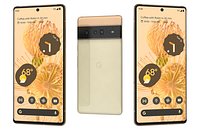 Google Pixel 6 Pro Sorta Sunny Low Poly