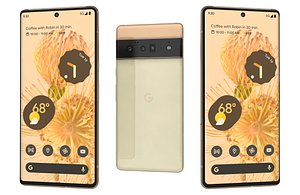Google Pixel 6 Pro Sorta Sunny Low Poly