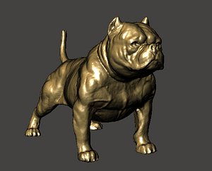 american bully 3d model