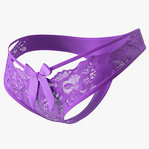 Woman Lace Thong Panty