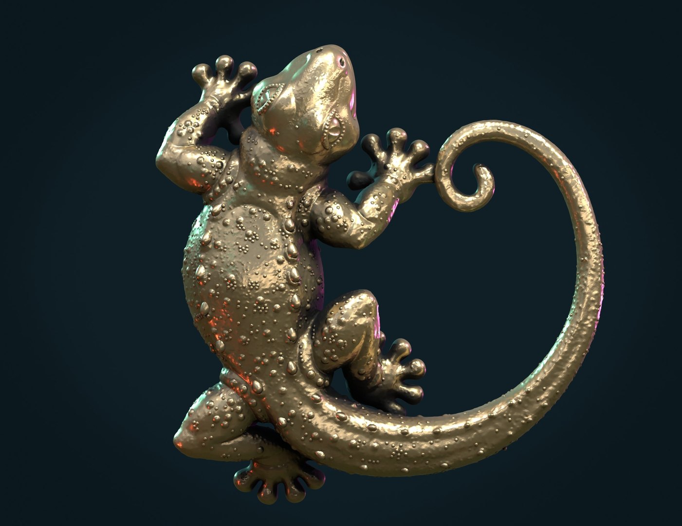 Gecko Model - TurboSquid 1499034