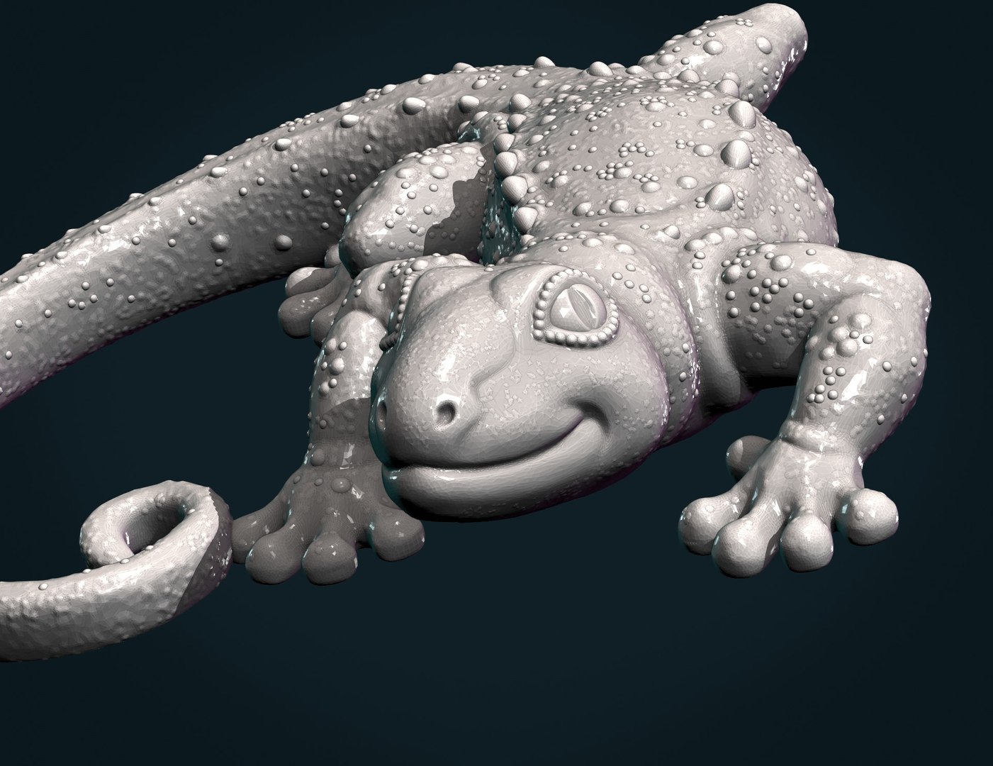 Gecko Model - TurboSquid 1499034