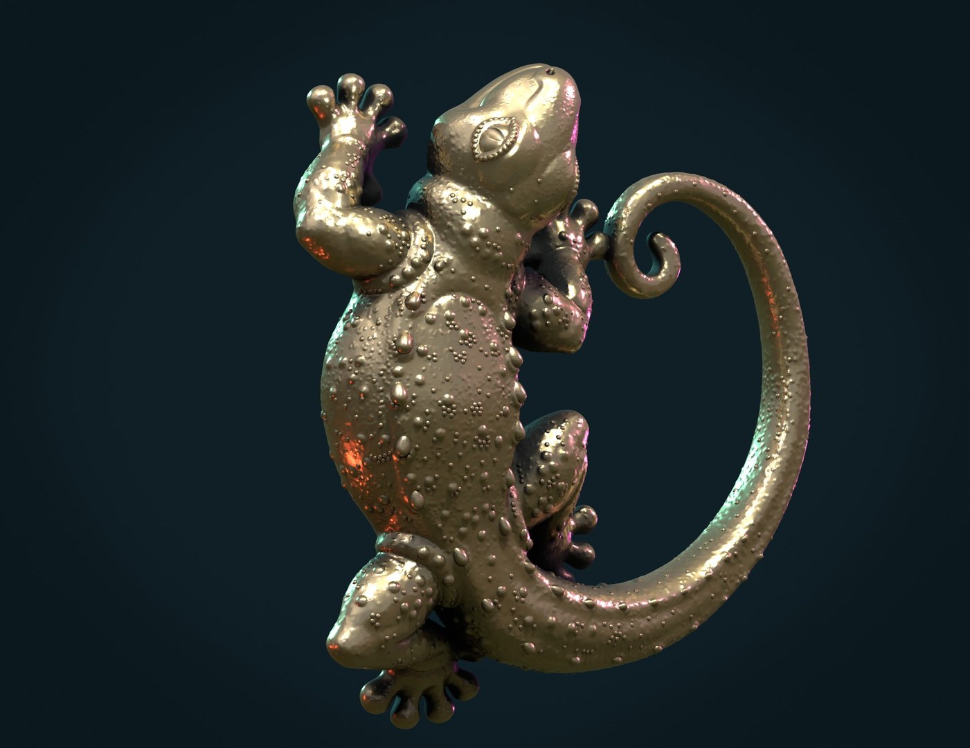 Gecko Model - TurboSquid 1499034