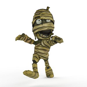 mummy fully rigged 3D model