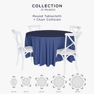 3D COLLISION TABLECLOTHS