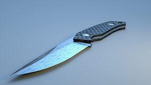 knife weapon 3D model