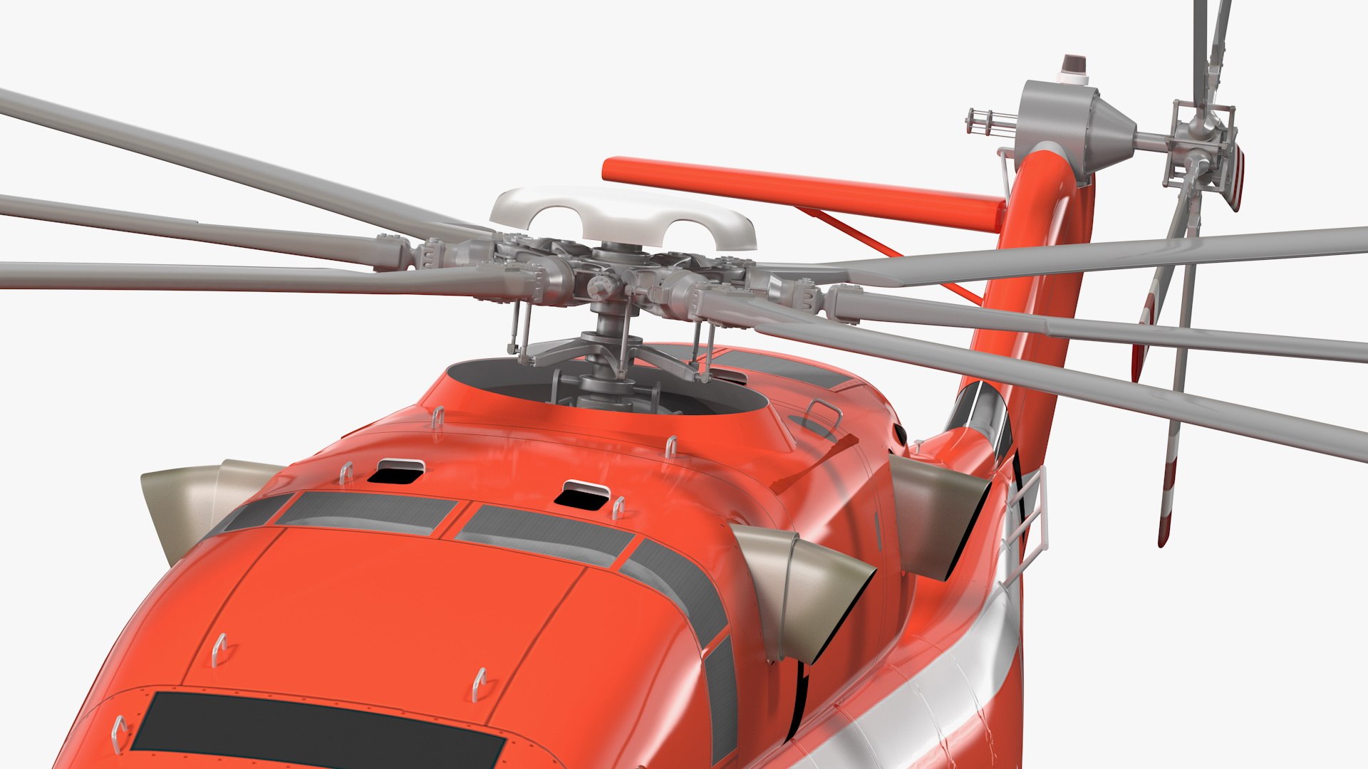 3D Avicopter AC313 Fire Attack Helicopter Rigged For Maya Model ...