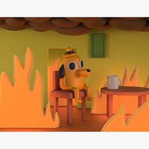 This is fine meme