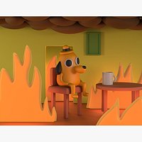 This is fine meme