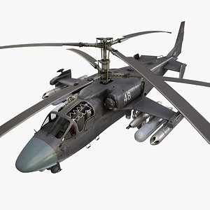 Kamov Ka-52 Alligator Dark Static model