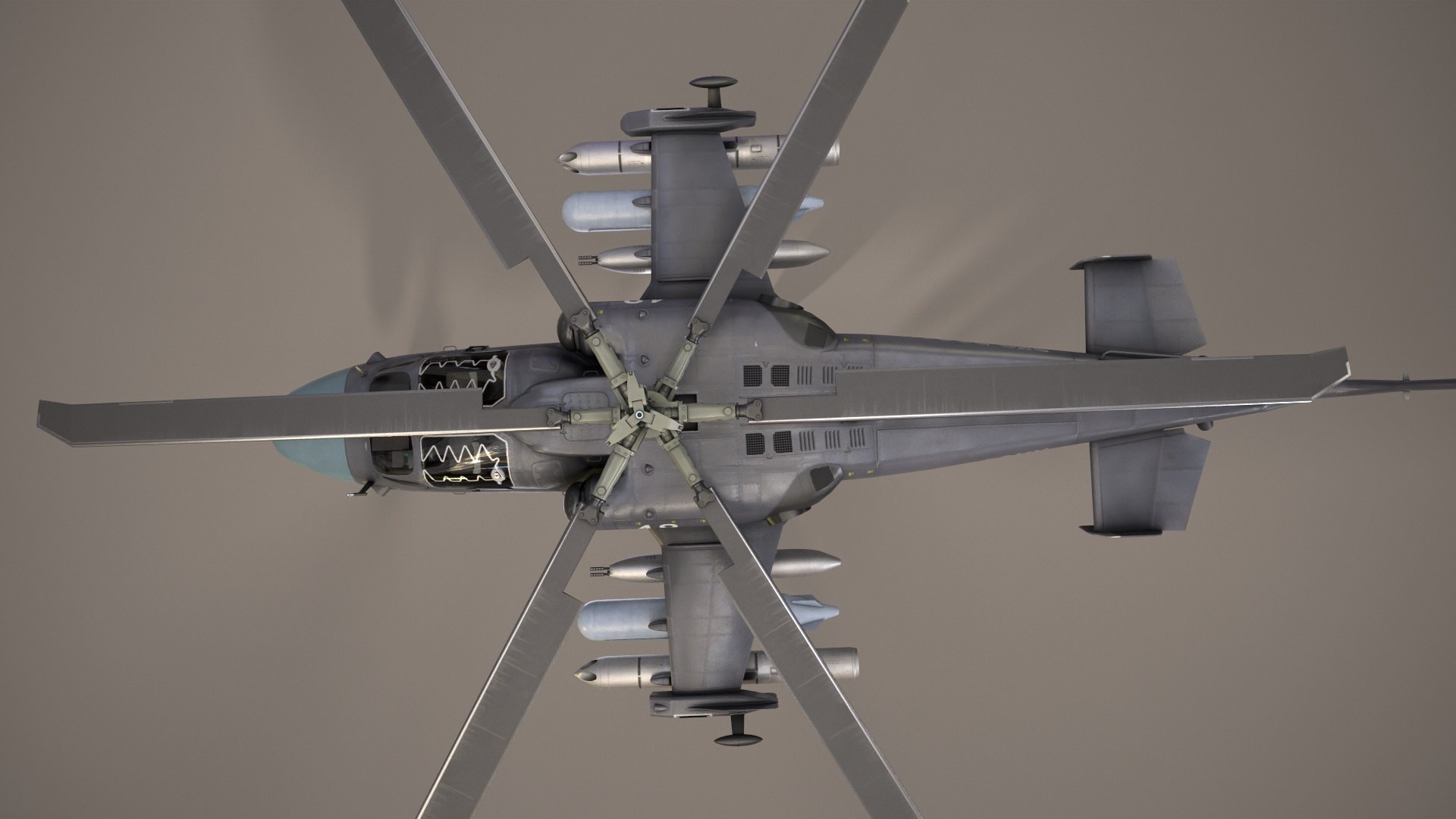 Kamov Ka-52 Alligator Dark Static model https://p.turbosquid.com/ts-thumb/E0/KkUC5H/VK/preview_00013/jpg/1666969977/1920x1080/fit_q87/2afac696a1a438072edfab86176f31eef468394f/preview_00013.jpg