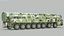 Dongfeng DF-41 Rigged Mobile Intercontinental Ballistic Missile PBR 3D