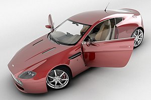 aston martin v8 3d model