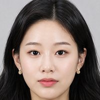 Park Yoo-na Head - No Hair - Low poly head