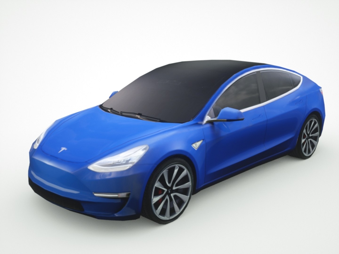 2016 Tesla 3 3d C4d