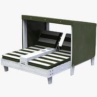 Double Lounge Chair With Cover