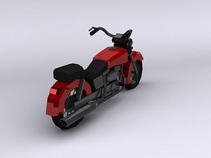 3D motorcycle moto