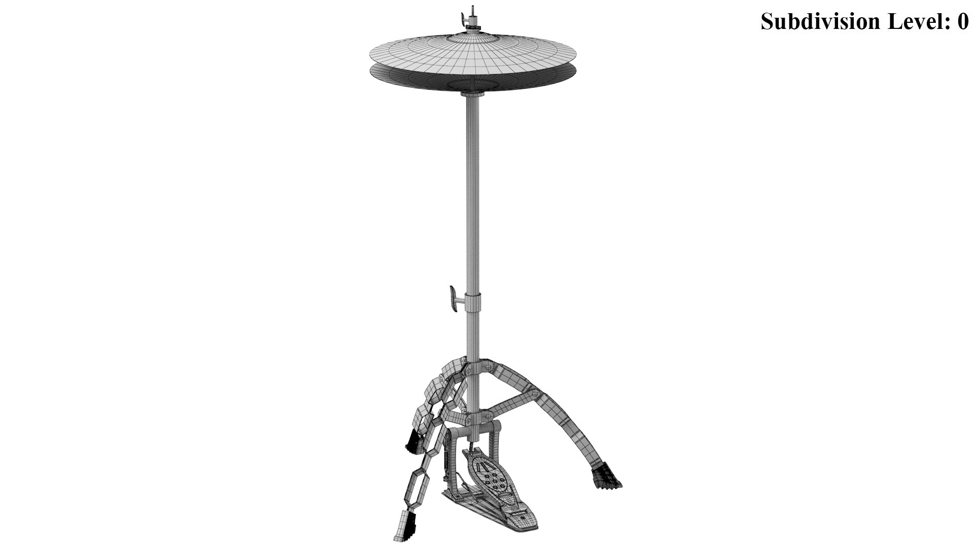 Hi Hat Cymbal Model TurboSquid 1808991