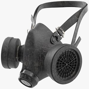 3D Miners Mask Dirty model