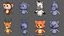 Cartoon Animal Pack Vol1