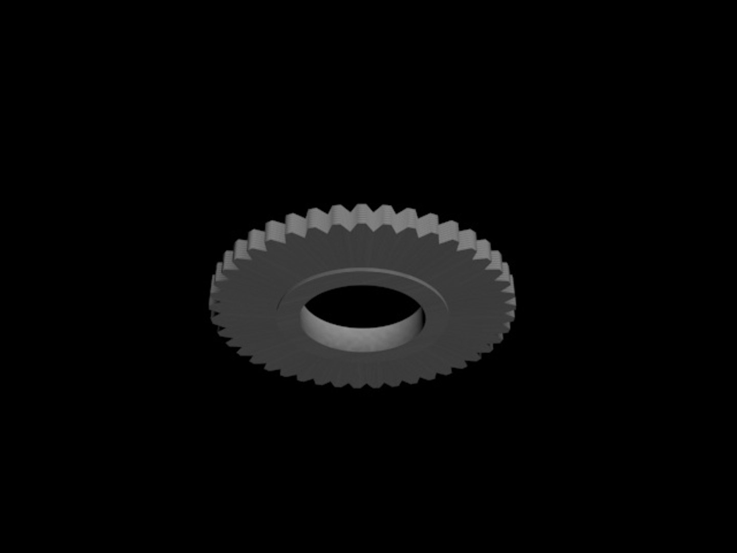 Free Simple Gear 3d Model