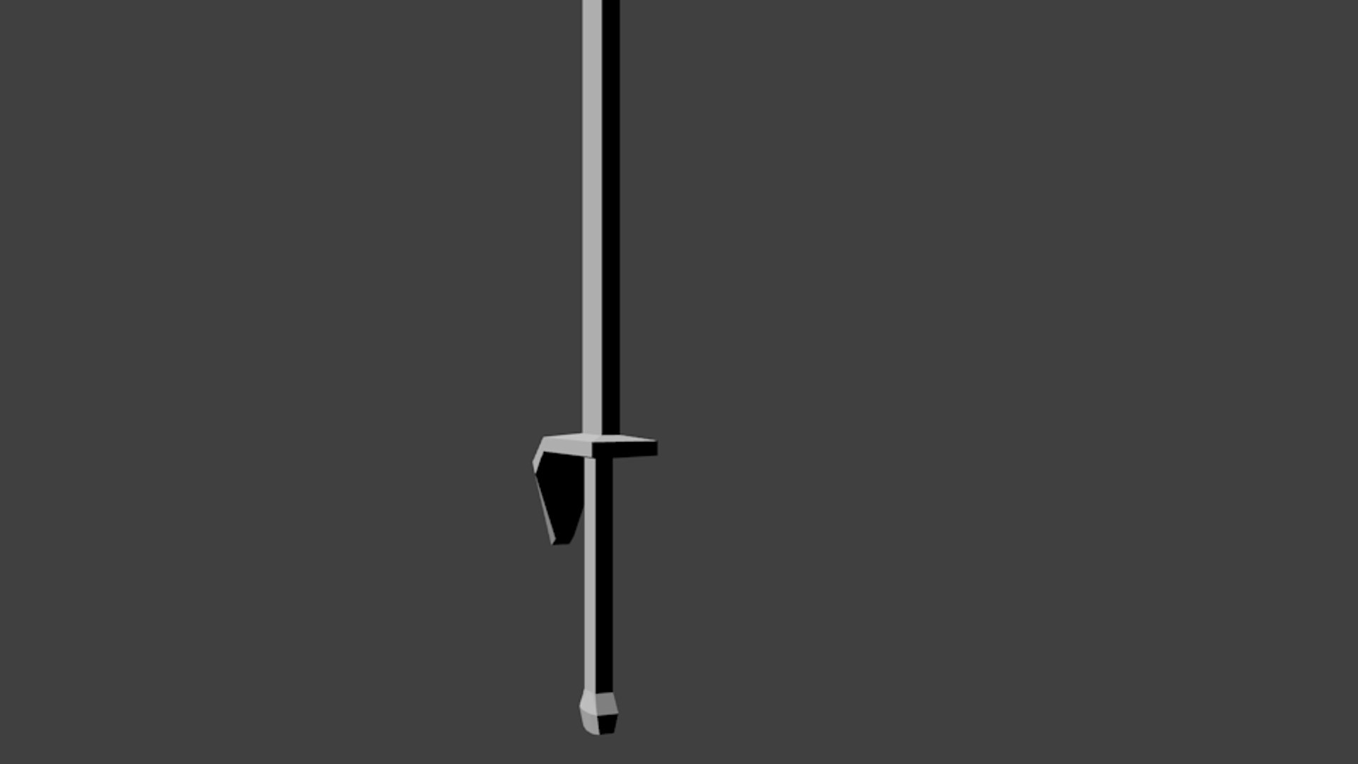 3d sword asset