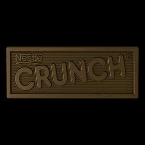 3d chocolate crunch bar model