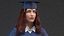 Female Graduate Student Rigged