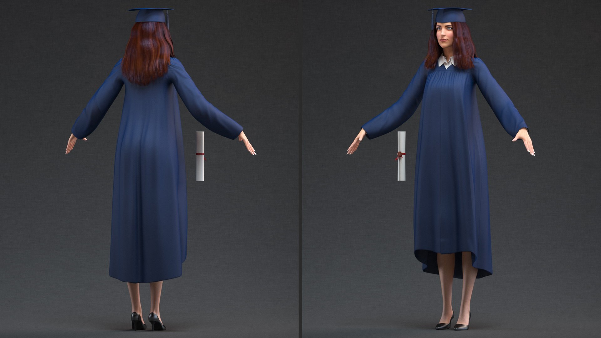 3D female graduate student rigged woman model https://p.turbosquid.com/ts-thumb/E0/jV7YXB/gYdmvAp8/femalegraduatestudentriggedmb3dmodel006/jpg/1592918683/1920x1080/fit_q87/b80af48b8a69c4500527b45112ffa4a00a297a2a/femalegraduatestudentriggedmb3dmodel006.jpg