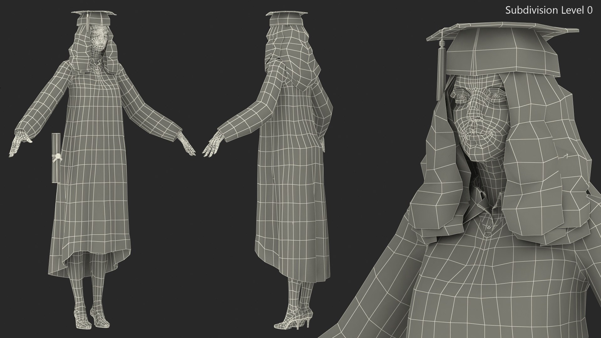 3D female graduate student rigged woman model https://p.turbosquid.com/ts-thumb/E0/jV7YXB/hUqF8YDa/femalegraduatestudentriggedmb3dmodel021/jpg/1592918816/1920x1080/fit_q87/402c1a7fddf6638aa6fdf5c9568e813615f72cee/femalegraduatestudentriggedmb3dmodel021.jpg