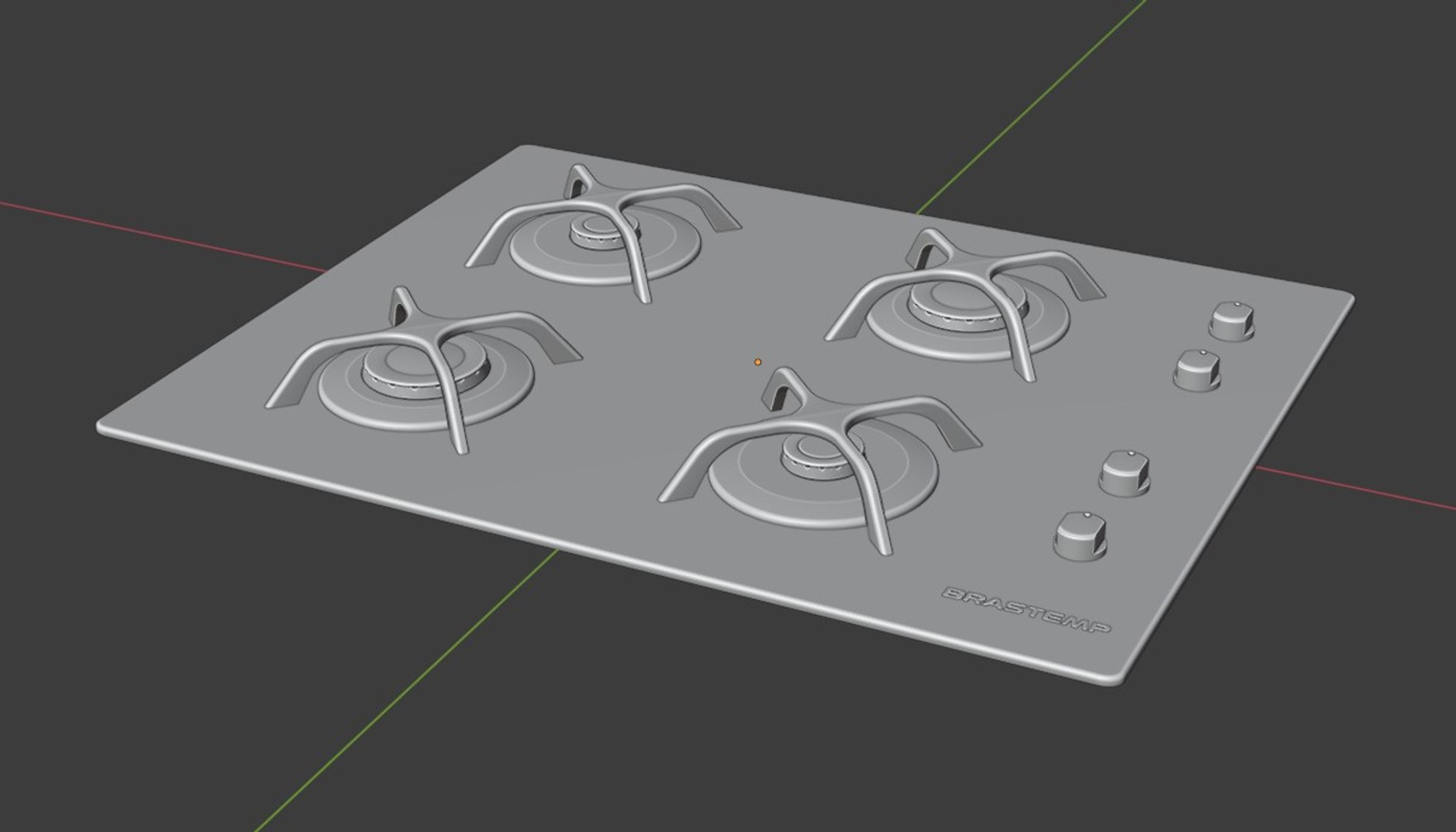 3D Cooktop Model - TurboSquid 1592706