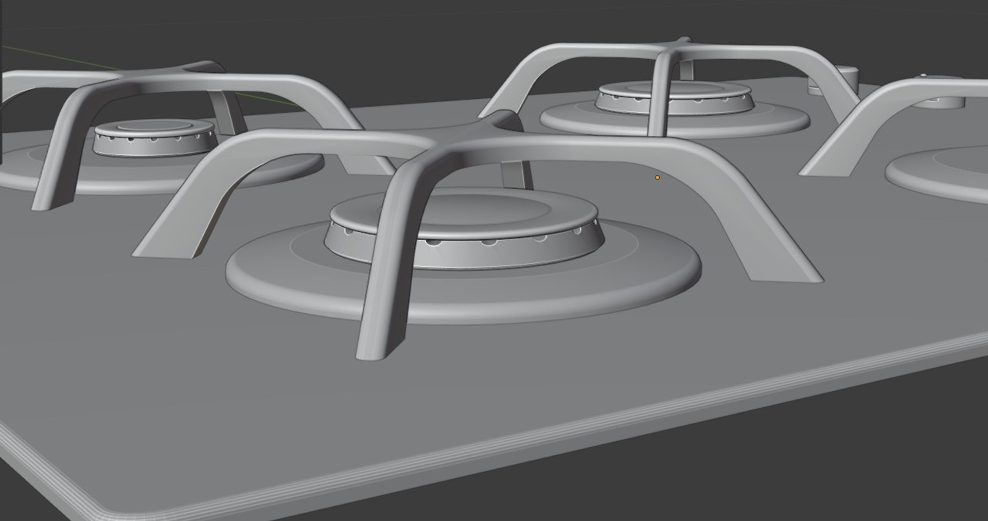 3D Cooktop Model - TurboSquid 1592706