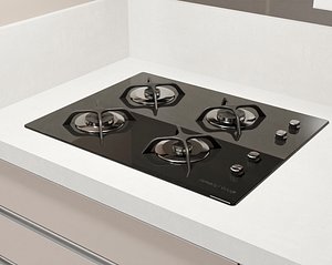 3D cooktop model