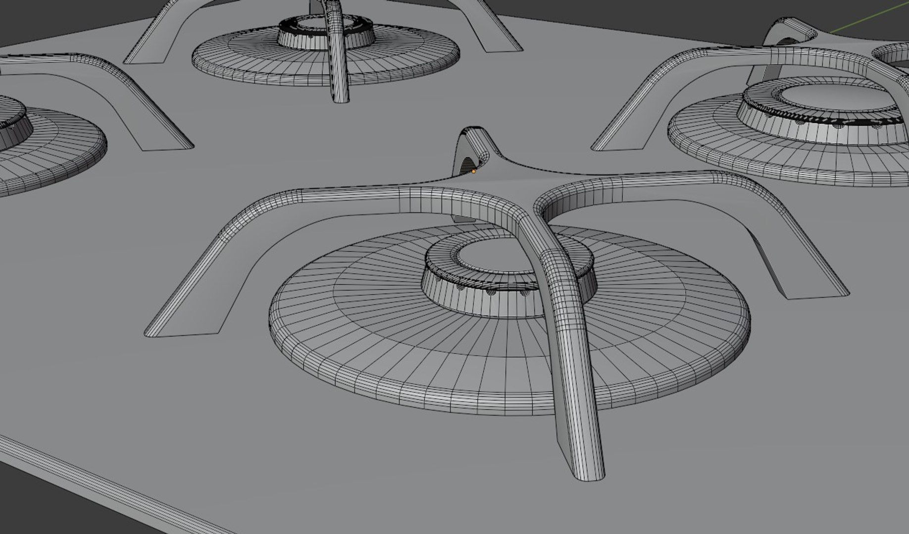 3D Cooktop Model - TurboSquid 1592706