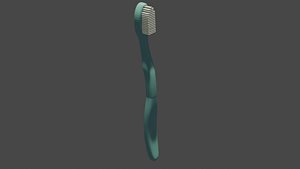 3D Low Poly toothbrush