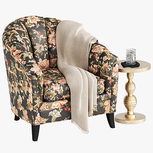 Ethan Allen Nathalie Barrel-Back Chair