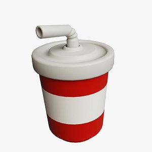 3D Soft Drink Cola Cartoon Stylized model