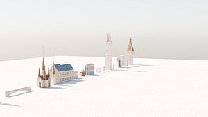 Set de arquitectura 12 model