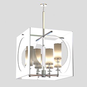 3d chandelier light regina andrew model