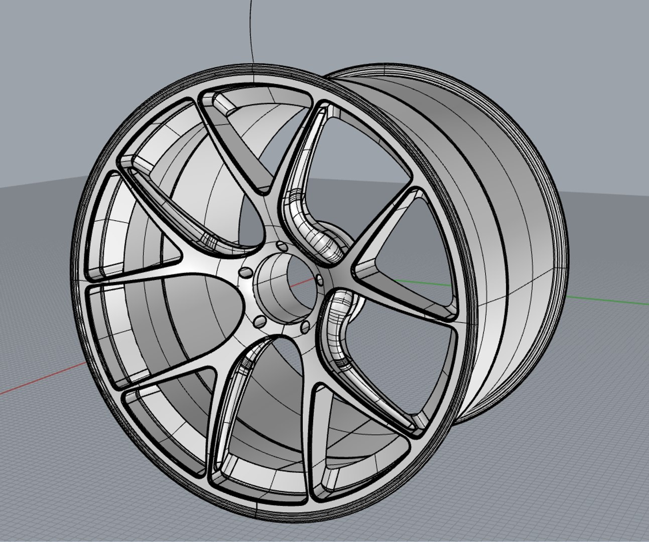 3D Model Gt Wheel Rim - TurboSquid 1430748