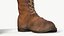 Texturas de PBR de pronto jogo de botas de couro