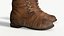 Texturas de PBR de pronto jogo de botas de couro